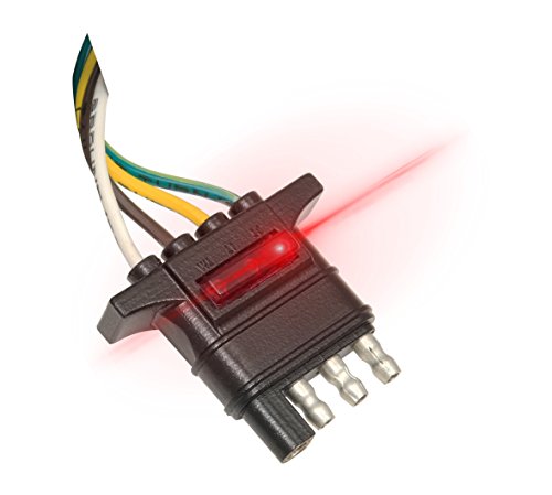 24" LED Test Hopkins Towing Solutions 4-Flat Trailer Side Wiring Connector