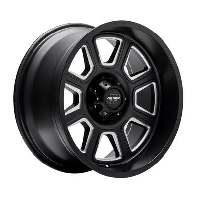 Gunner Pro Comp Wheels Black Wheel with Painted (20 x 10. inches /6 x 5 inches, -18 inches Offset)
