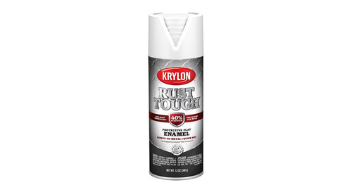Krylon 'Rust Tough' Flat White Rust Preventive Enamel - 12 oz. Aerosol K09219007