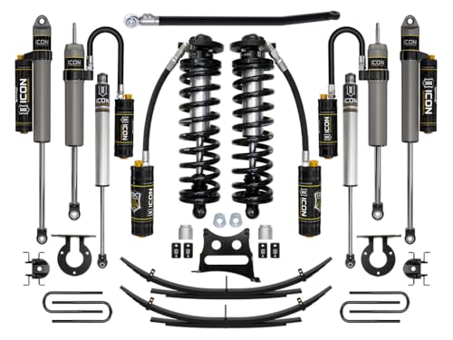 11-16 ICON Ford F250/F350, 2.5-3" Lift, Stage 5 Coilover System w/Leaf Springs