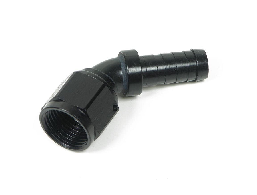 AT704608ERL Earl's Auto-Crimp Hose End - 45 Degree - Size -8 - Black