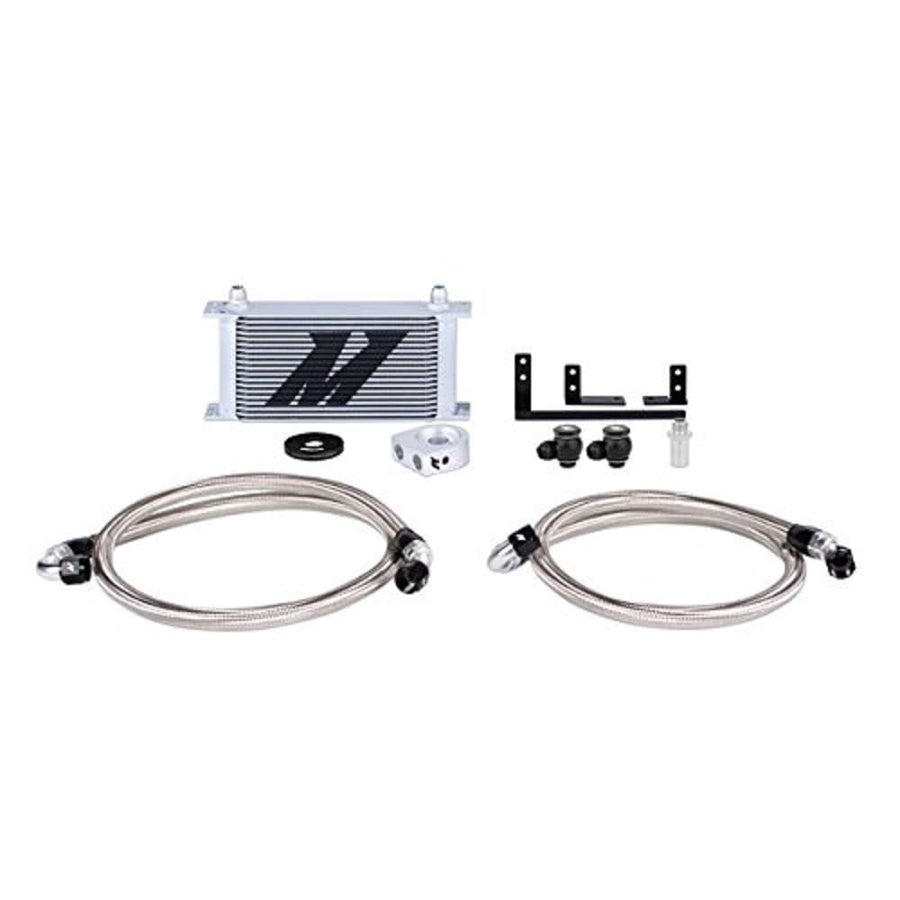 Mishimoto Oil Cooler Kit MMOC-MIA-16 Compatible With Mazda MX-5 Miata Non-Low Temp 2016+ Silver