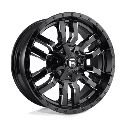 1PC Fuel D595 20X12 8X180 GL-BLK-MIL -44MM - D59520201847