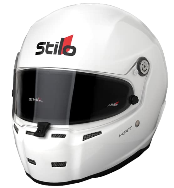 Stilo ST5 KRT20 AA0714AH2U63 Karting Helmet - Adult 2X-Large (63CM) - White - Each