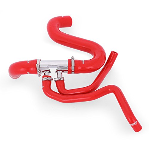 Mishimoto Lower Radiator Hose MMHOSE-MUS8-15LRD Fits Ford Mustang GT 2015+ Red