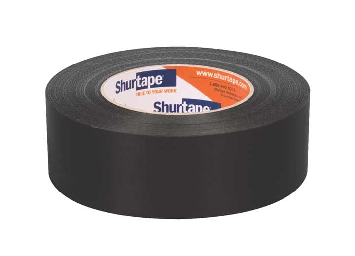 Shurtape Utility-Grade PC 7 Cloth Duct Tape, 1.89" x 60.15 yds, Black, 24/Carton