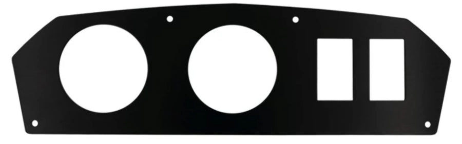 Gauge & Switch Panel AutoMeter, Direct Fit, 2 Gauge 2-1/16"& 2 Switch, Can-Am Maverick 12-18 & Commander 10-20 (5399)