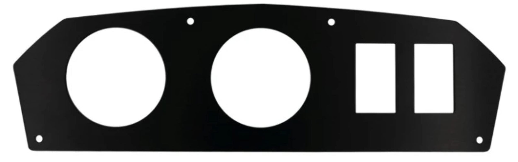 Gauge & Switch Panel AutoMeter, Direct Fit, 2 Gauge 2-1/16"& 2 Switch, Can-Am Maverick 12-18 & Commander 10-20 (5399)