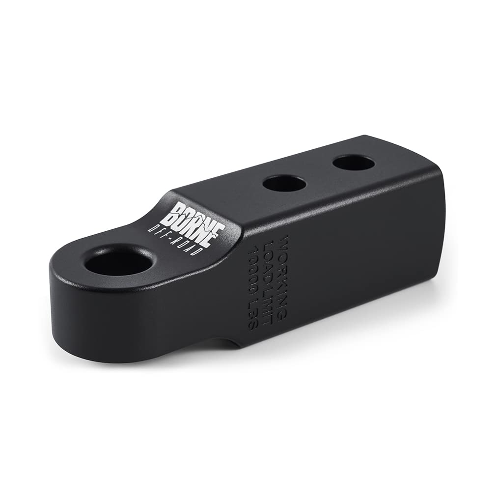 2” Borne Off-Road Hitch Receiver Shackle Mount, Black