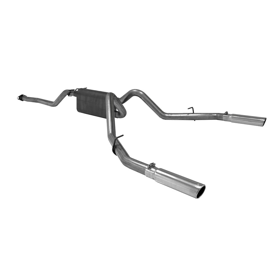 American Thunder Flowmaster 817529 Cat-Back Exhaust Kit 2.5 Inch 409 Stainless Steel 3 Inch Tips Compatible with 1998-2011 Ford Ranger 1998-2009 Mazda B3000 B4000 3.0L 4.0L V6 2/4WD Extended Cab