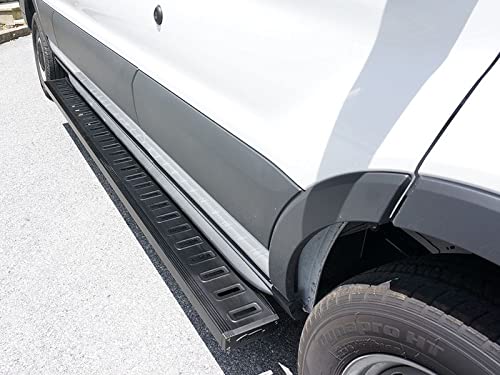 Romik Connect Running Boards RAM ProMaster NO DRILL Side Steps (2014-Present)