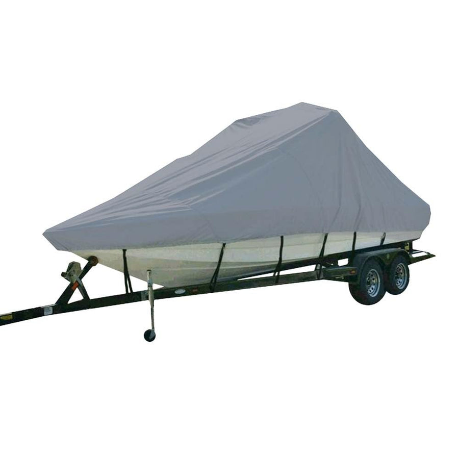 Carver Sun-DURA® Specialty Boat Cover w/Tower & Swim Platform f/21.5' Inboard Tournament Ski Boats - Grey