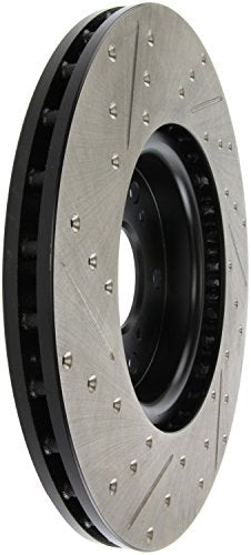 Sport StopTech Front Left Drilled/Slotted Disc Brake Rotor 127.40062L - Fits 2004-2008 Acura TL Vehicles