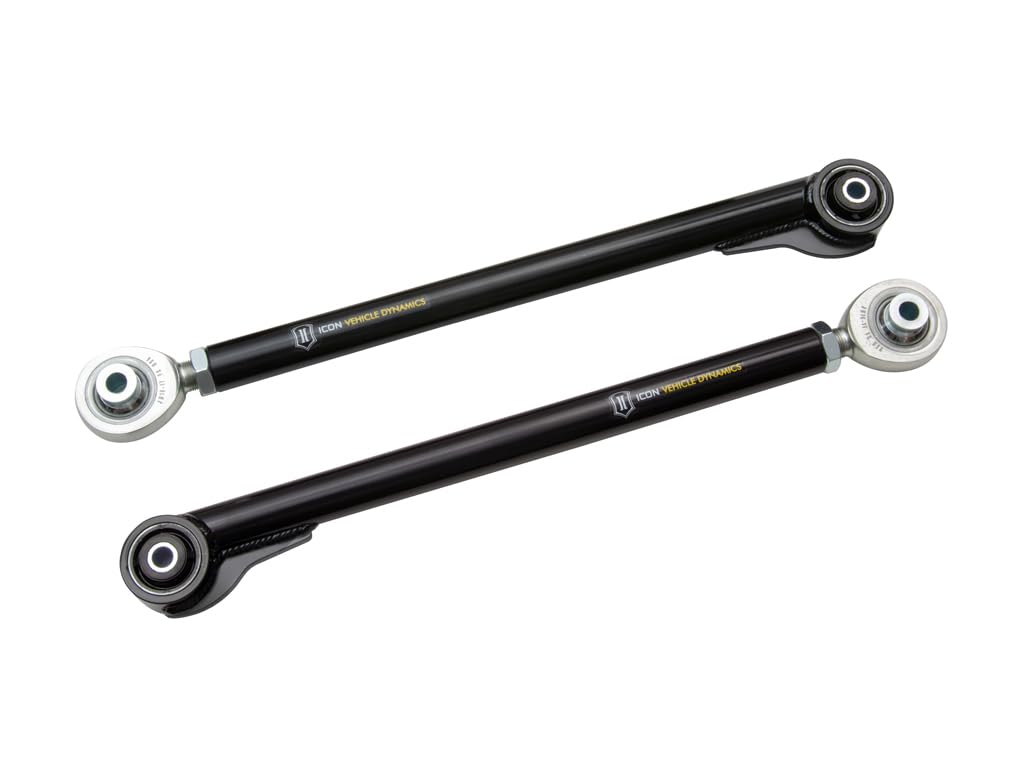 Adjustable ICON Rear Tubular Lower Link Kit, Compatible with 2020-Up Jeep JT Gladiator, 22063T