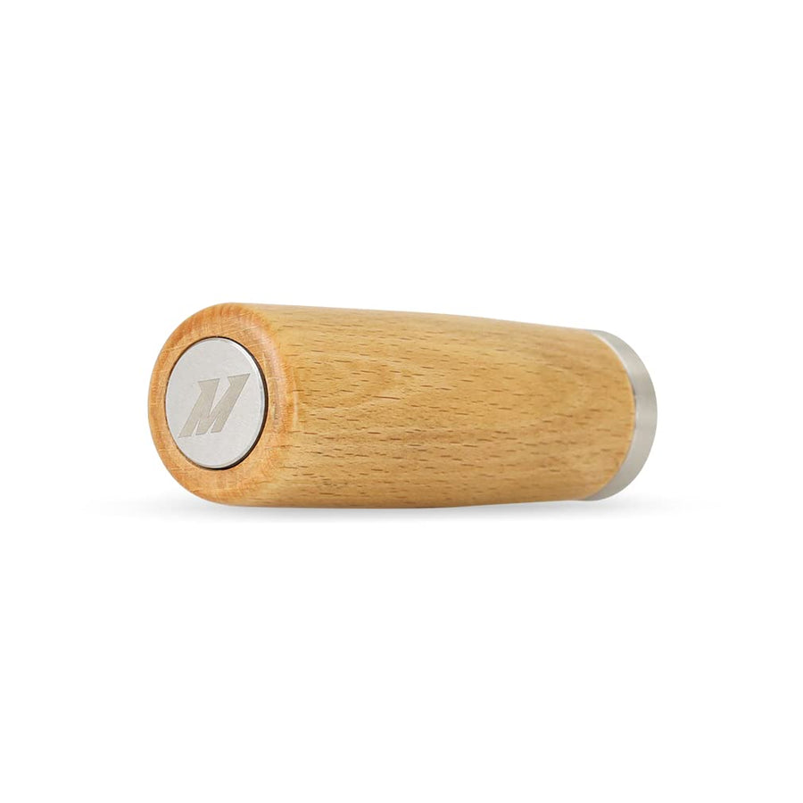Mishimoto Wood Shift Knob, Tall Steel Core Beech Wood