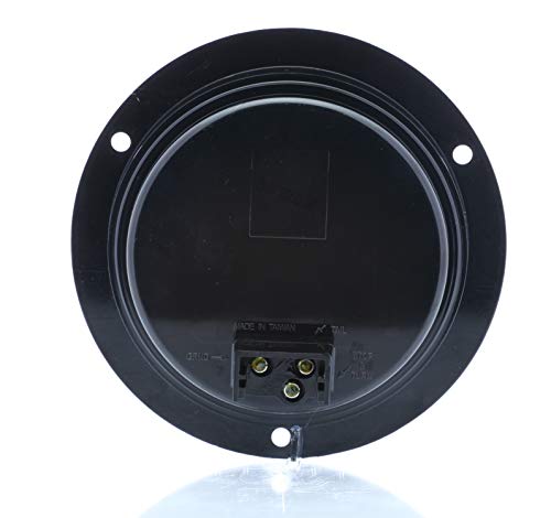 Optronics 4" Round Red Sealed LED Light with STL42RBP Mounting Flange