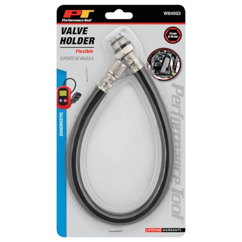 Flexible Spark Plug Hole and Valve Component Service Tool Performance Tool W84003 with 14-Inch Hose and 1/4-NPT Air Hose Fitting