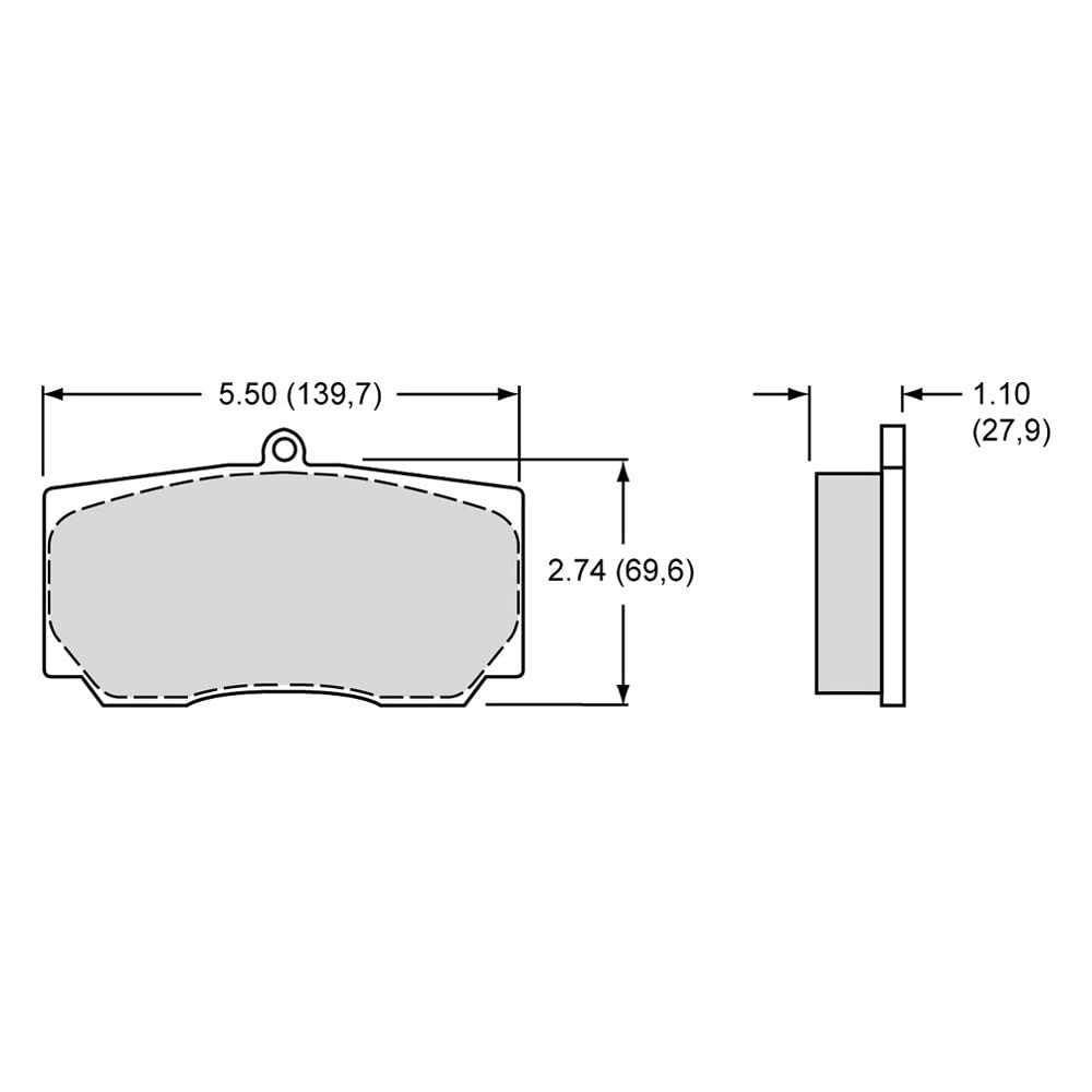 PolyMatrix Pad Set WILWOOD 15A-5741K - 9828 A Integra HP