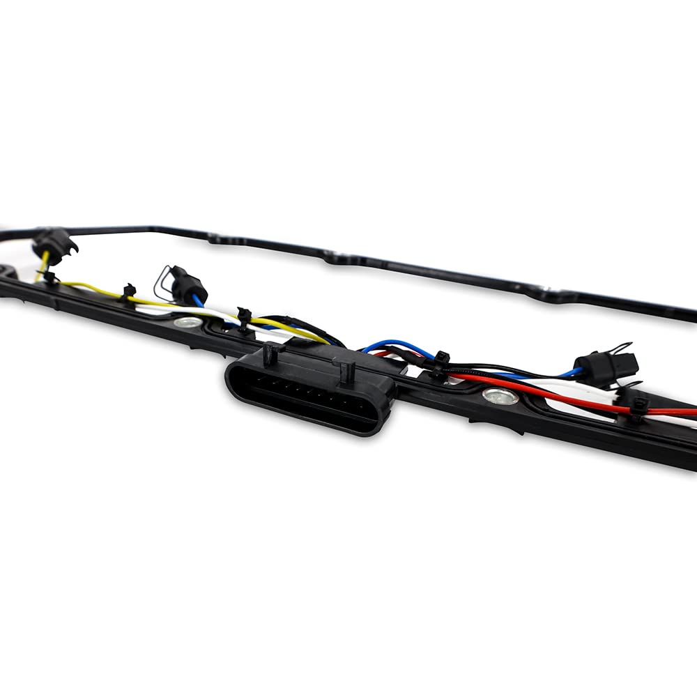 Mishimoto Valve Cover Gasket Set and Glow Plug Harness Compatible With Ford Powerstroke 7.3L 1999-2003