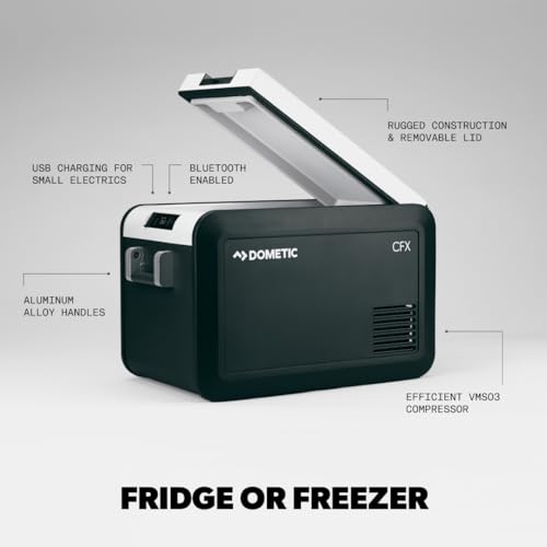 Portable Refrigerator and Freezer DOMETIC CFX3 45-Liter, Powered by AC/DC or Solar