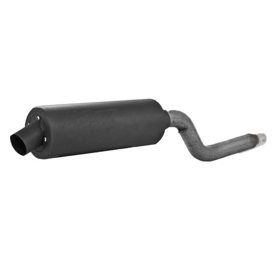 MBRP Core Straight Slip On Exhaust Made of Black-Coated Aluminized Steel | Fits Yamaha YFM 400 Big Bear 2x4/4x4 2000-2010 | Moderate Sound | AT-6409SP