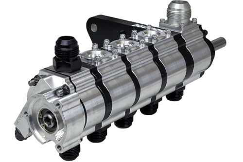 Moroso 5 Stage Tri Lobe Dry Sump Pump, Passenger's Side Big Block Chevy Mount, 1.200" Pressure Section, w/Fuel Pump Drive