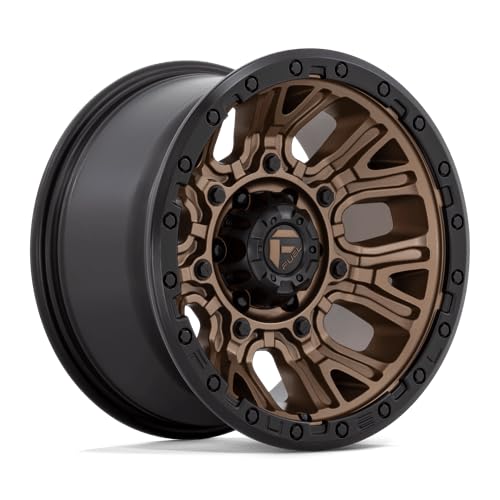 D826 TRACTION FUEL OFF-ROAD 17X9, 5X5.0, 5.04, 1mm MATTE BRONZE WITH BLACK RING - D82617907550