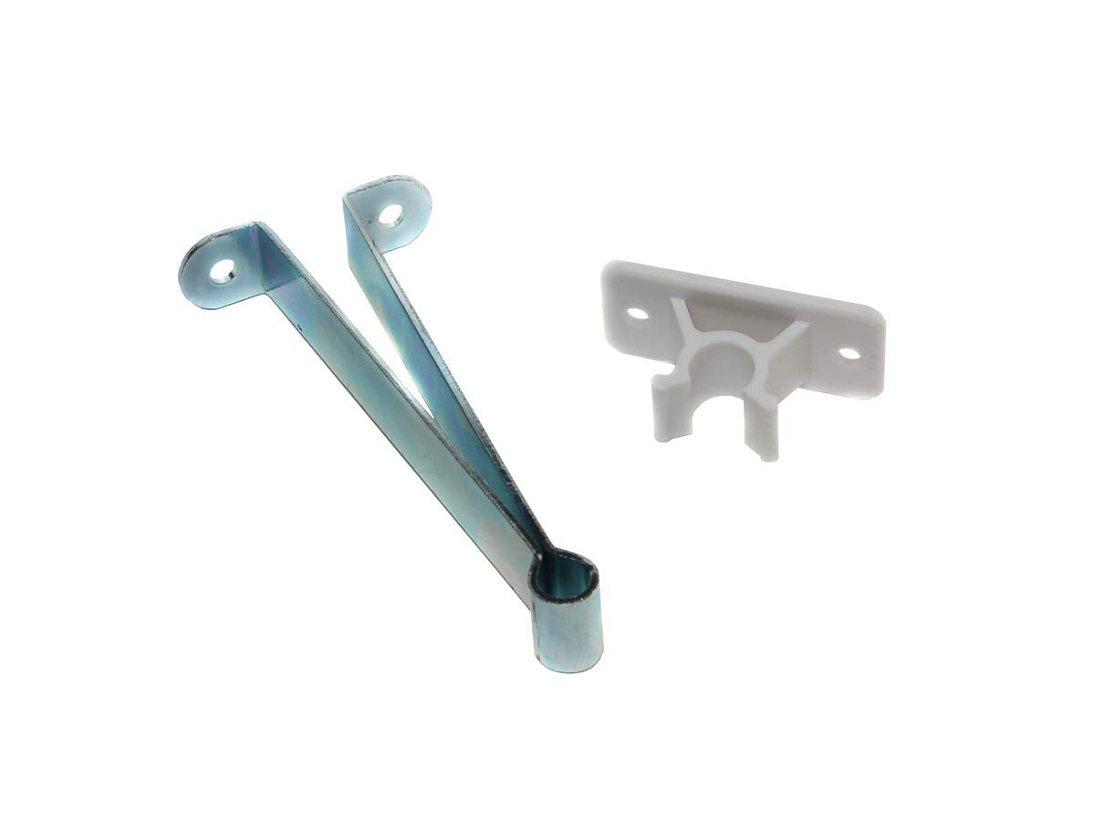 Door Holder RV Designer E267, Metal with Plastic Clip, 4 inch, Entry Door Hardware