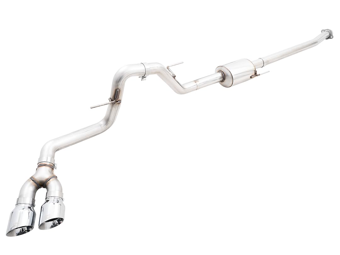 AWE Dual Side Exit 0FG Exhaust for '21+ Ford F-150 - 4.5" Chrome Silver Tips (3015-22067)