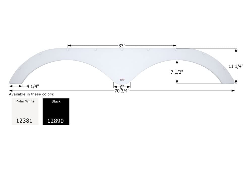Fender Skirt ICON, Tandem, Heartland, FS2381, Black