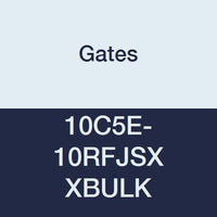 10C5E-10RFJSX Gates XBULK Field Attachable for C5E Hose, Dual Seat Female JIC 37/SAE 45 Flare Swivel, Steel, 1/2" ID (Pack of 75)