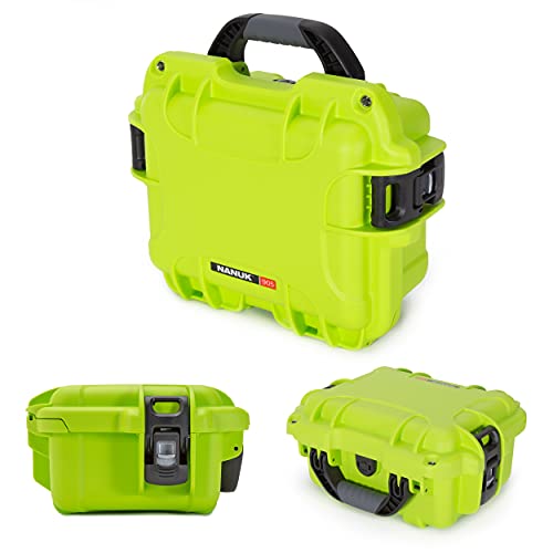 Waterproof Nanuk 905 Hard Case with Padded Dividers - Lime