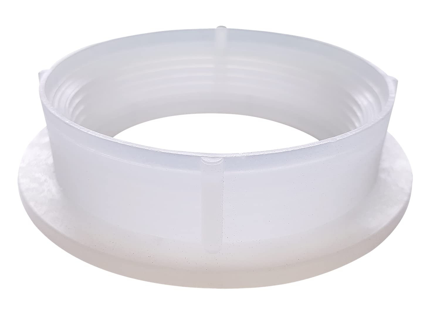 14016 ICON Spin Fitting, Raised, 3" FPT, White