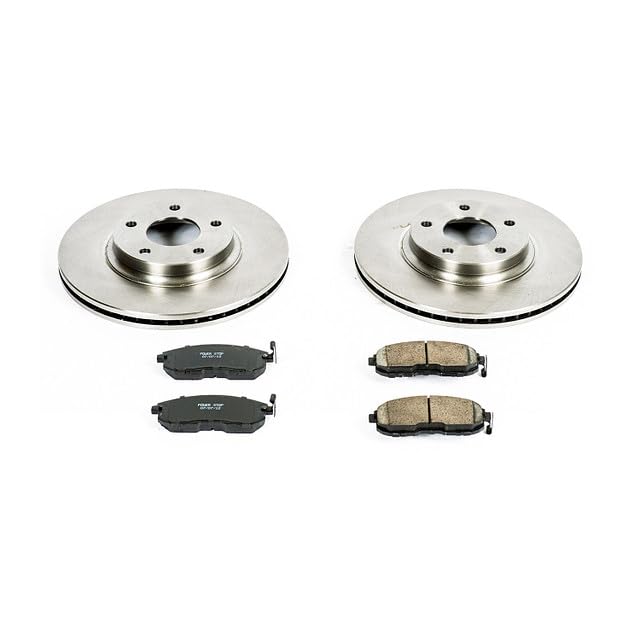 POWERSTOP Autospecialty KOE2282 Front Replacement Brake Kit-OE Brake Rotors & Ceramic Brake Pads