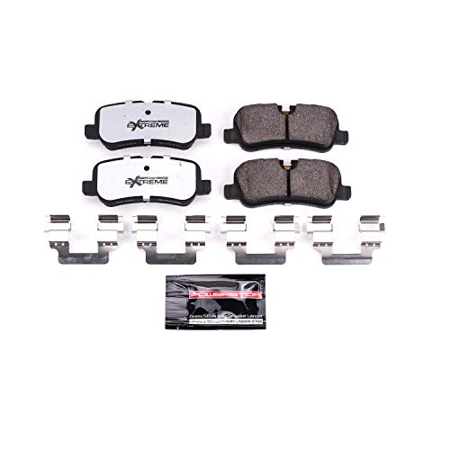 Power Stop Rear Z36-1099 Truck & Tow Carbon Fiber-Ceramic Brake Pads with Hardware