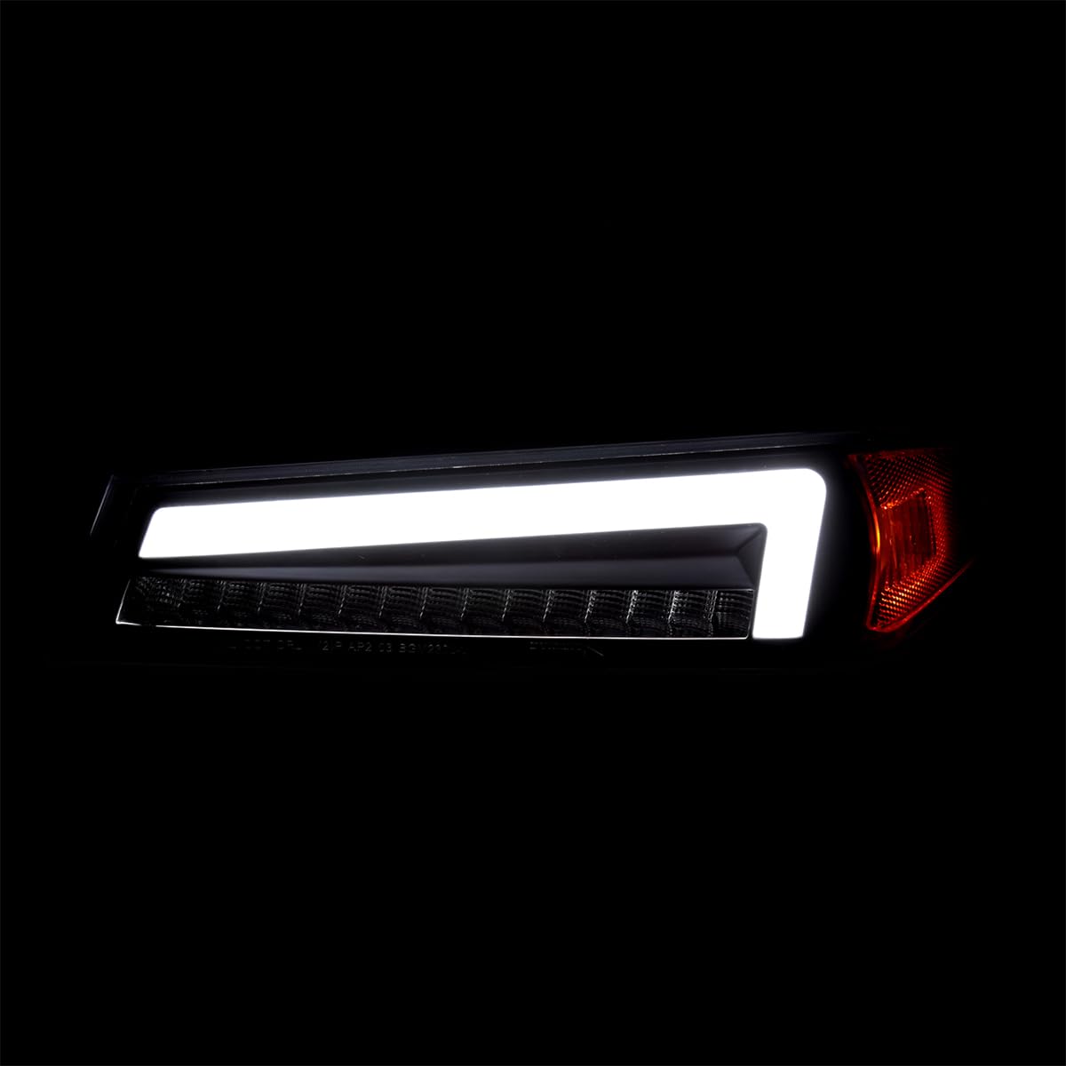 Full LED Corner Lights SPEC-D TUNING Black with Sequential Turn Signal, Compatible with 2004-2012 Chevy Colorado, Left + Right Pair Headlamps Assembly