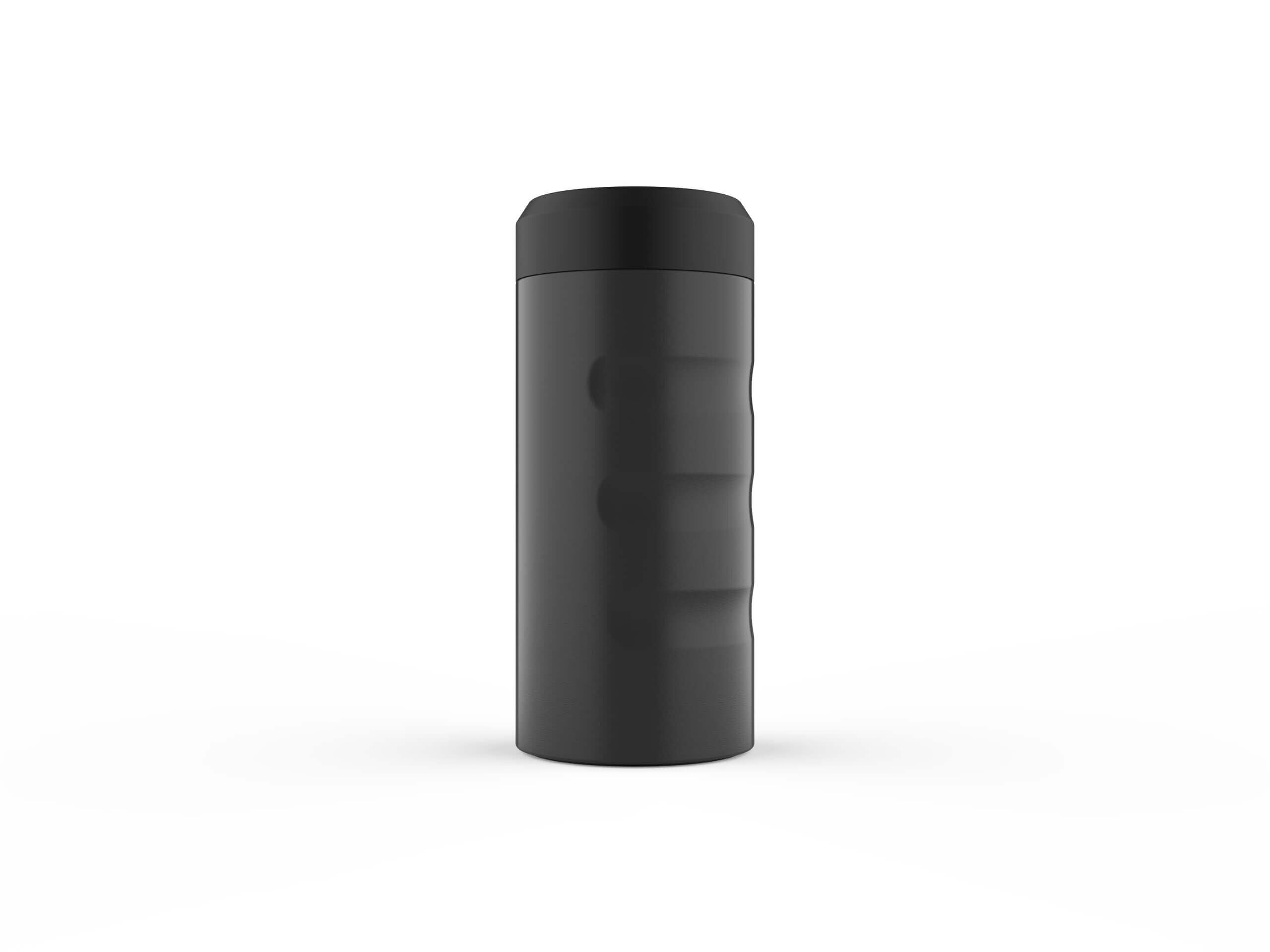 Slim Grizzly Grip Can | 12 oz Stainless Steel Vacuum Insulated Can Cooler | For 12 oz Slim Energy and Seltzer Cans Reusable Durable | Charcoal