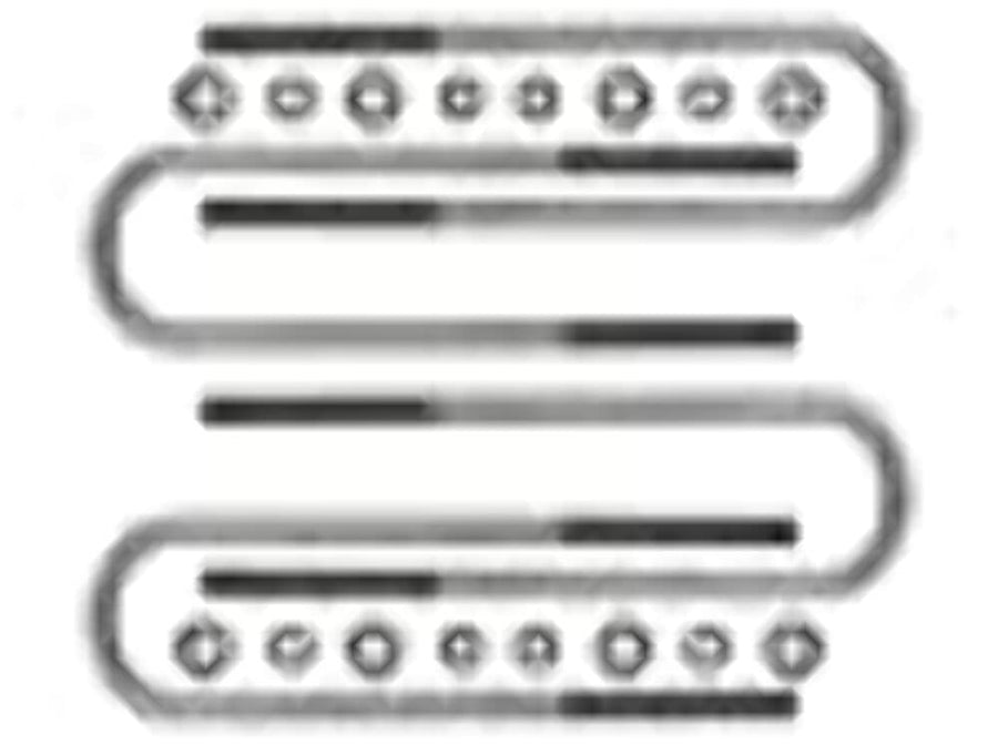 8.0" ICON U-Bolt Kit, Compatible with 1998-2022 Toyota Tacoma/2000-21 Tundra/2019-22 GM 1500, 52050
