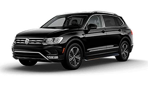 Black Aluminum Black Horse Exceed Running Boards Compatible with 2011-2020 Volkswagen Tiguan