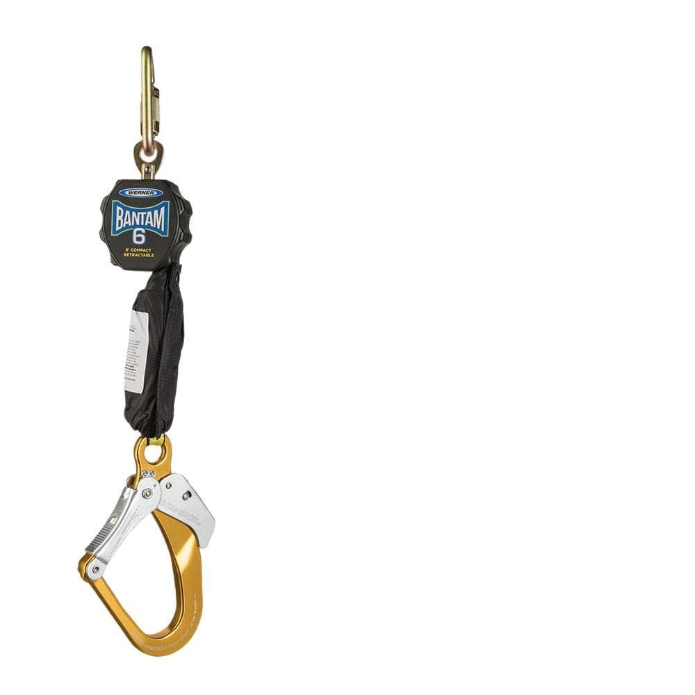 6 Ft. Werner Bantam Web Self-Retracting Lifeline With Aluminum Rebar