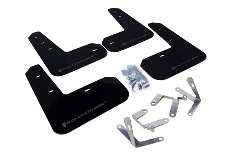 Rally Armor UR Black Mud Flap 13+ BRZ / 13+ Scion FR-S w/ Grey Logo
