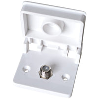 Weatherproof TV Jack, RV Designer T111, White