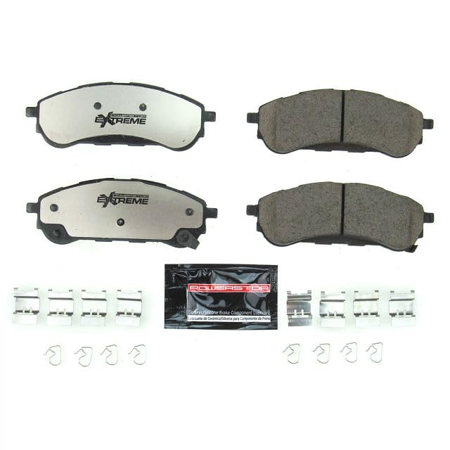 Z36-2208 Power Stop Truck & Tow Rear Carbon Fiber Ceramic Brake Pad Set For Ford Ranger 2019-2022 [Model Specific]