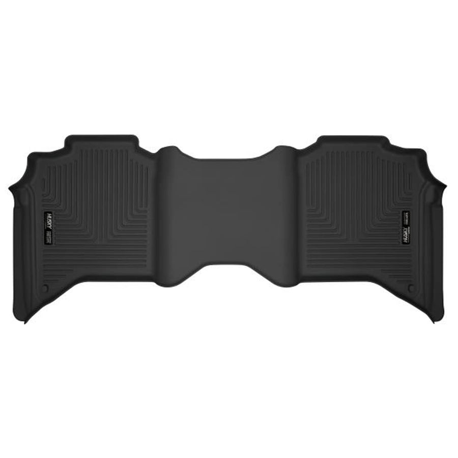 Husky Liners Floor Mats X-act Contour | Fits 2019-2024 Dodge Ram 2500/3500 Crew Cab | 2nd Row, 1-pc Black - 53631