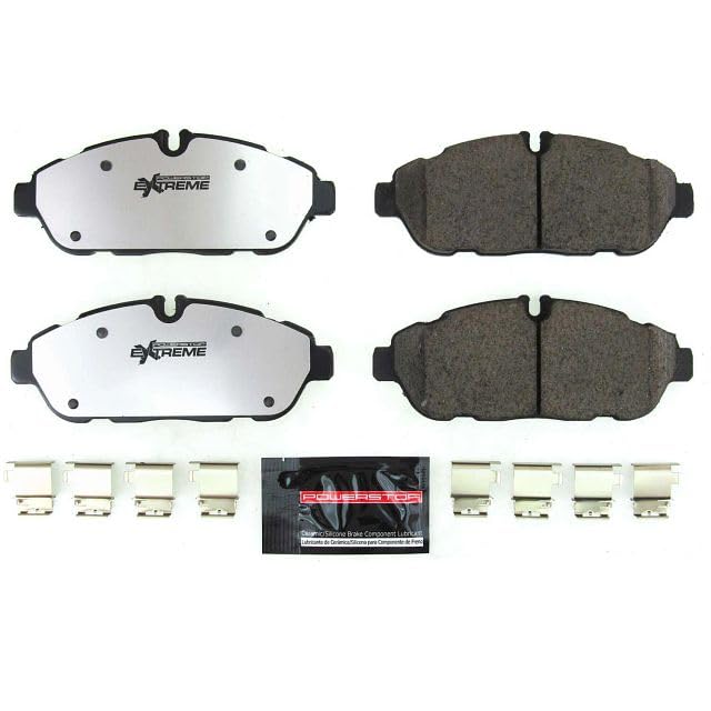 Power Stop Z36 Truck & Tow Z36-2301 Front Carbon Fiber Ceramic Brake Pads with Hardware For Ford Transit-150, Ford Transit-250, Ford Transit-350, Ford Transit-350 HD [Model Specific]