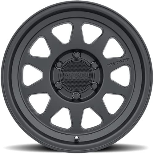Black Method Race Wheels 316 Wheel with Matte (17 x 8. inches /6 x 120 mm, 25 mm Offset)