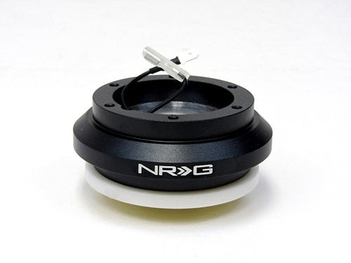 Black NRG Steering Wheel Short Hub Adapter compatible with Honda CR-Z 2011