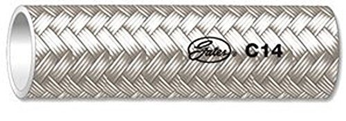 Hydraulic C14 PTFE Hose, Gates 10C14XCTN Synthetic Rubber, SAE 100R14 Type A, Nonconductive, Maximum Pressure: 800, -65 degrees F to 450 degrees F Temperature Range, 200' Length of 200