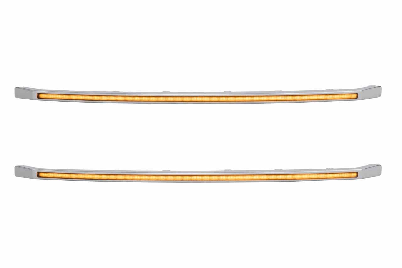 Xbg Led Drl Grille Inserts: Morimoto XBG26 Ford Super Duty Platinum (2020-2022) (Amber)