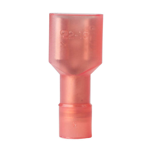 Ancor Marine Grade 211408 Electrical Nylon Insulated Double Crimp Funnel Entry Fully Insulated Disconnects with Insulation Grip (Female, 22 to 18-Gauge, 25-Pack)